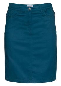 sheego Casual, Damen Rock, Petrol