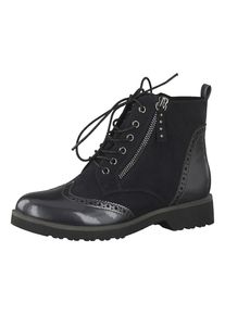 Marco Tozzi, Damen Schn&uuml;rstiefelette, Nachtblau