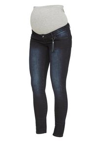 MAMALICIOUS, Damen Slim Fit Umstandsjeans, Blue Denim