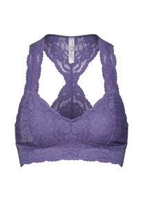 Free People, Damen Bralette mit Spitzenbesatz, Lila