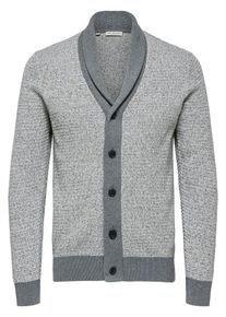 Selected Homme, Herren Cardigan, Grau