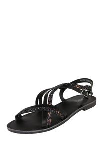 Only, Damen Sandalen 'MANDALA', Schwarz