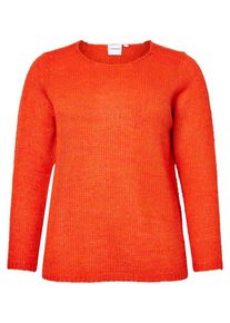 JUNAROSE, Damen Pullover, Dunkelorange