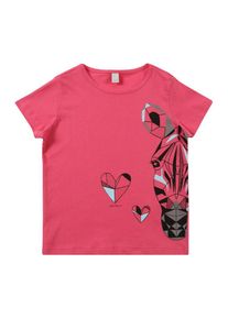 Esprit, Mädchen Shirt, Magenta / Schwarz