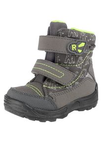 Richter, Winterstiefel, Dunkelgrau / Kiwi / Weiß