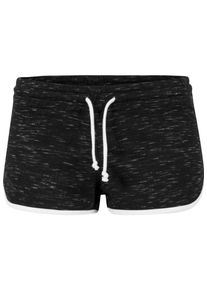 Urban Classics, Damen Hotpants, Schwarzmeliert
