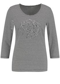 Gerry Weber, Damen T-Shirt, Schwarz / Weiß