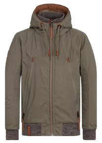 Naketano, Herren Jacke 'Old Boy', Braun / Oliv