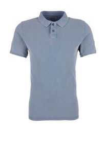 Q/S Designed By, Herren Poloshirt, Taubenblau