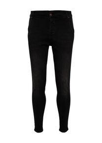SikSilk, Herren Jeans, Black Denim