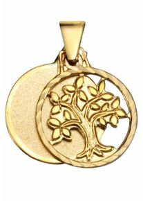 Firetti, Damen Kettenanhänger »Baum«, Gold