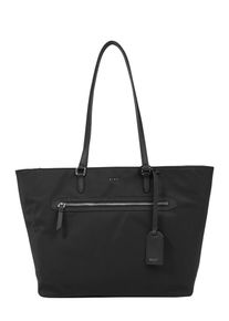 DKNY, Damen Taschen 'CASEY-LG TOTE-NYLON', Schwarz / Silber