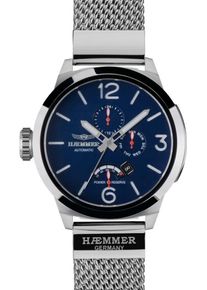 HAEMMER, Herren Automatikuhr 'PR-300-M', Blau / Silber