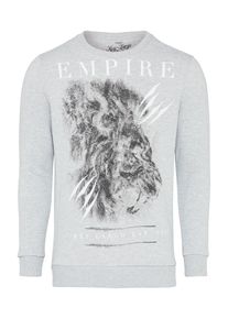 Key Largo, Herren Sweatshirt 'BRITISH EMPIRE', Grau