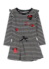 name it, Mädchen Baumwollkleid 'NMFMINNIE', Blau / Rot / Weiß