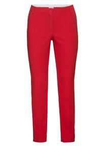 sheego Basic, Damen Bengalin-Stretch-Hose 'Die Schmale', Rot