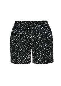 s.Oliver RED LABEL, Damen Shorts, Schwarz / Wei&szlig;