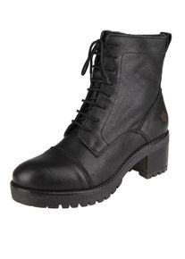 Apple of Eden, Damen Schn&uuml;r-Boots 'AMY', Schwarz