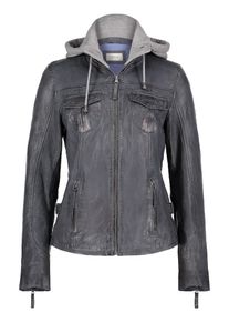 Cartoon, Damen Lederjacke, Grau / Anthrazit