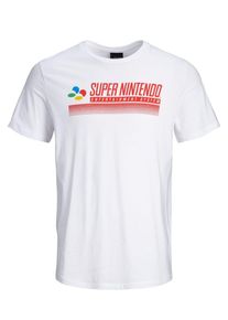 Jack & Jones JACK & JONES, Herren T-Shirt 'Gaming', Weiß