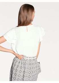 Heine, Damen Bluse, Weiß
