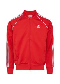 adidas originals, Herren Übergangsjacke 'Sst Tracktop', Rot / Weiß