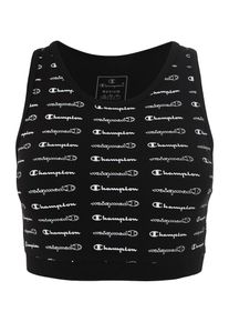 Champion Authentic Athletic Apparel, Damen Sporttop, Schwarz / Weiß