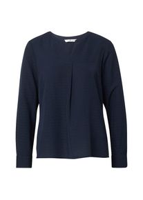 Tom Tailor, Damen Strukturierte Bluse, Ultramarinblau