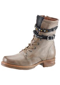 A.S.98, Damen Schn&uuml;rboots, Taupe