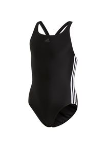 adidas Performance, Mädchen Badeanzug 'Fit Suit 3S', Schwarz / Weiß