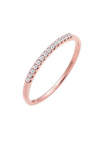 Diamore, Damen Ring, Rosegold / Weiß