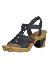 Rieker, Damen Sandalen, Nachtblau