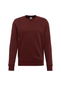 GAP, Herren Sweatshirt 'SUEDED FLEECE CREW', Weinrot