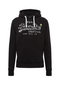 Superdry, Herren Sweatshirt 'VINTAGE LOGO CAMO HOOD', Schwarz