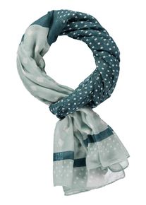 Gerry Weber, Damen Schal, Petrol / Pastellgrün
