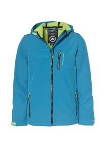 Killtec, Softshelljacke 'ADAN', Türkis / Limette