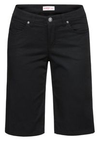 sheego Basic, Damen Bermudas, Schwarz