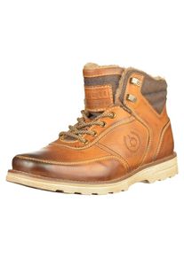 Bugatti, Herren Stiefelette, Beigemeliert / Cognac / Braunmeliert