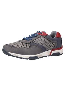 Tom Tailor, Herren Sneaker, Navy / Grau / Dunkelgrau / Rot