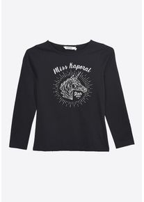 Kaporal5 Kaporal, Mädchen Shirt 'Dieze', Schwarz / Weißmeliert