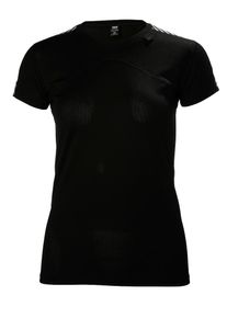 Helly Hansen, Damen Funktionsshirt 'Lifa', Schwarz / Weiß