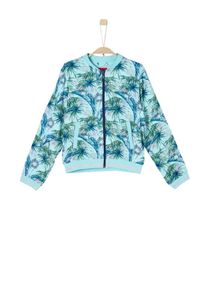 s.Oliver Junior, Mädchen Blousonjacke, Hellblau / Grün / Petrol