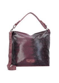Fritzi aus Preussen Fritzi Aus Preußen, Damen Jade Panama Schultertasche 34 cm, Rubinrot / Schwarz