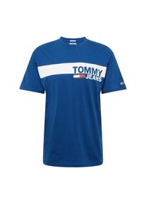 Tommy Jeans, Herren T-Shirt 'ESSENTIAL', Royalblau / Rot / Weiß