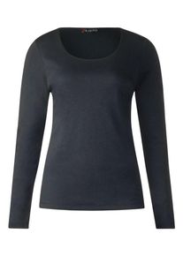Street One, Damen Shirt 'Lanea', Basaltgrau