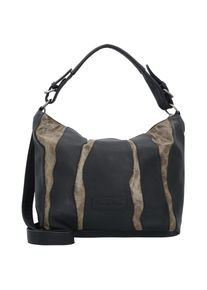 Fritzi aus Preussen Fritzi Aus Preußen, Damen 'Salome Snake' Schultertasche, Basaltgrau / Schwarz