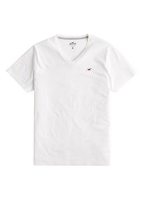 Hollister, Herren Shirt 'MH SS V WHITE', Weiß