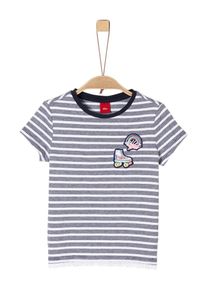 s.Oliver Junior, Mädchen Shirt, Marine / Weiß