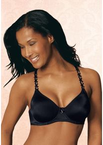 Nuance, Damen T-Shirt-BH ohne Schale, Schwarz