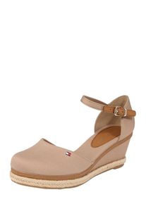 Tommy Hilfiger, Damen Sandalette 'ICONIC ELBA', Sand / Stone